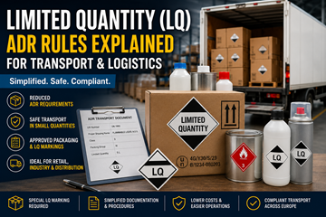 ADR-Regeln für Limited-Quantity-Transport und Gefahrgutverpackung in Europa